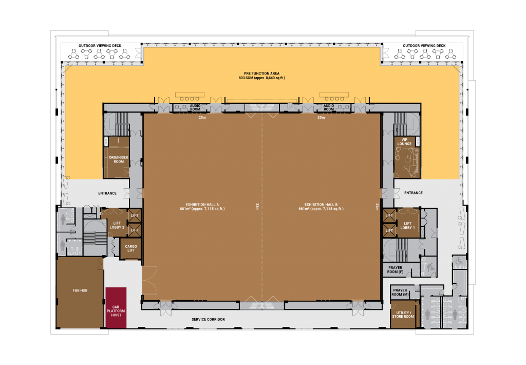 Vervea Trade & Exhibition Center | SPECIFICATION & LAYOUT